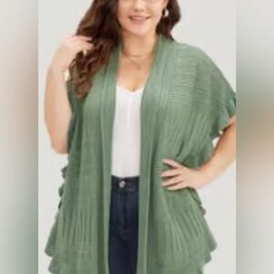 Bloomchic Open Front Sweater Vest sz. 12